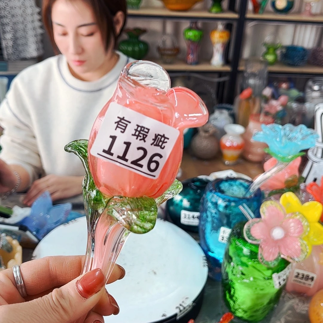 1126瑕花 家悦琉璃工艺品