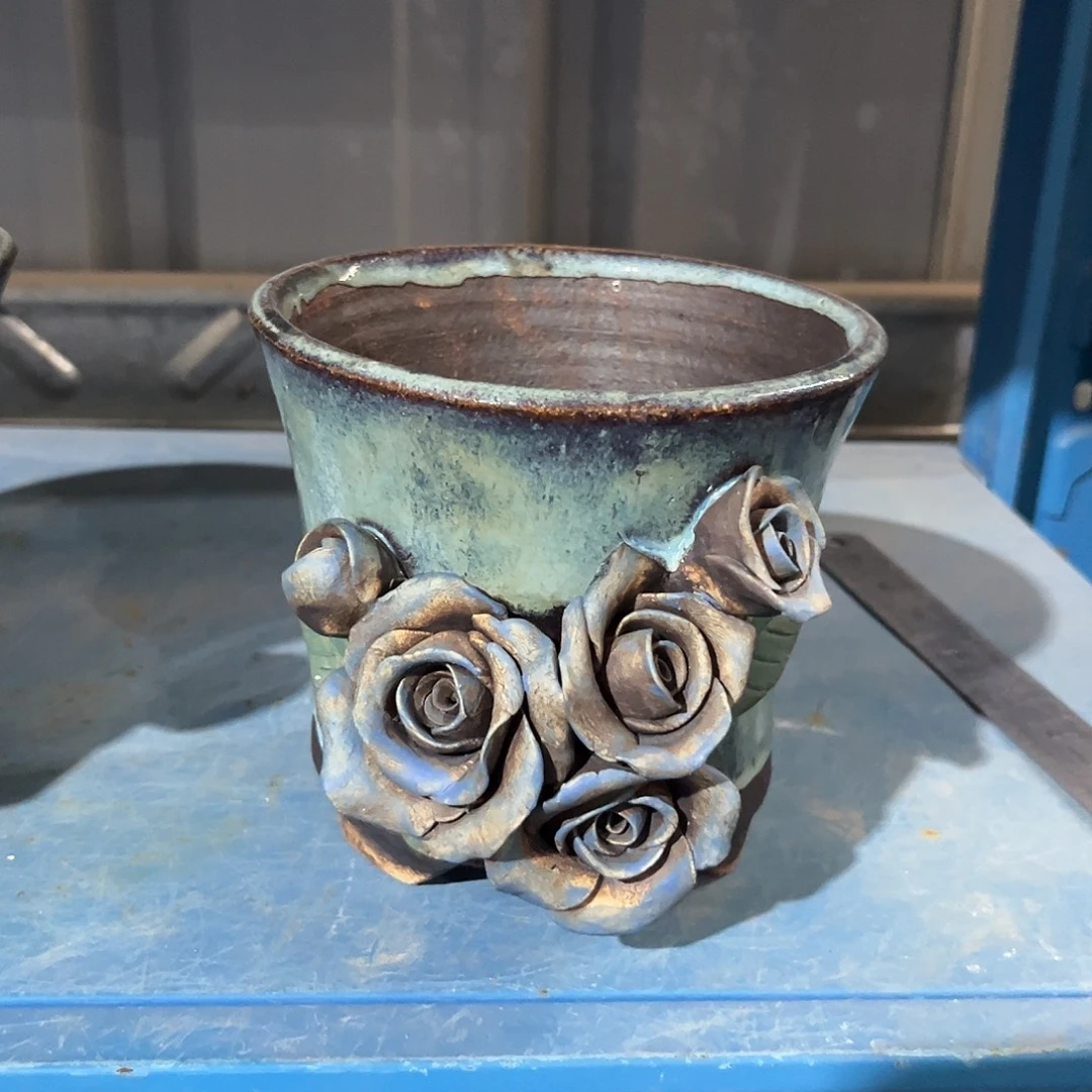 微瑕6 号陶然花器手工花盆