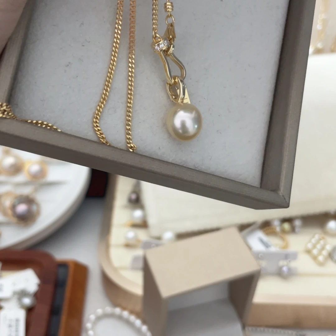 银S925镶嵌颈饰海水珍珠X112