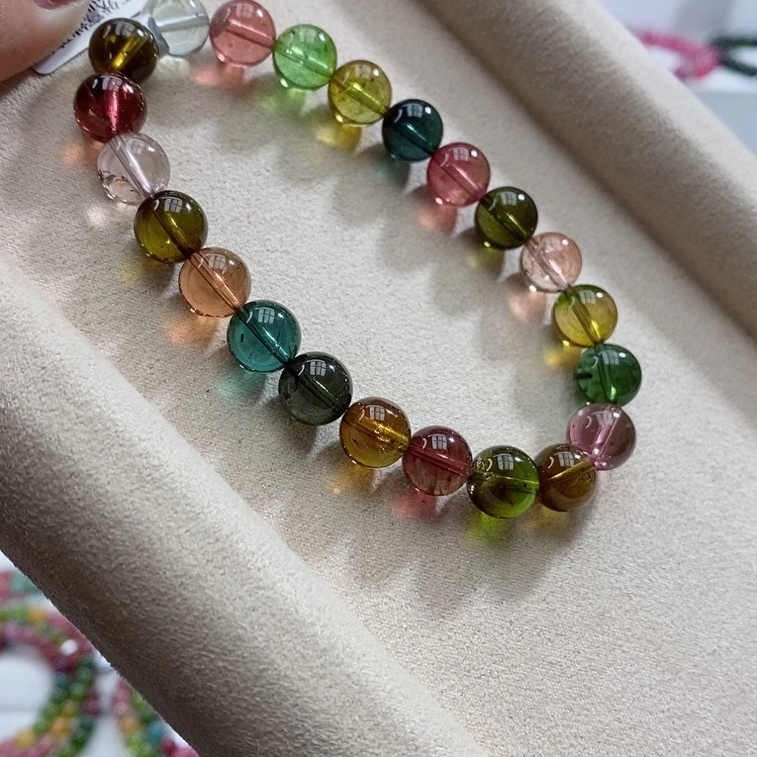 碧玺手链未镶嵌多样性发一条