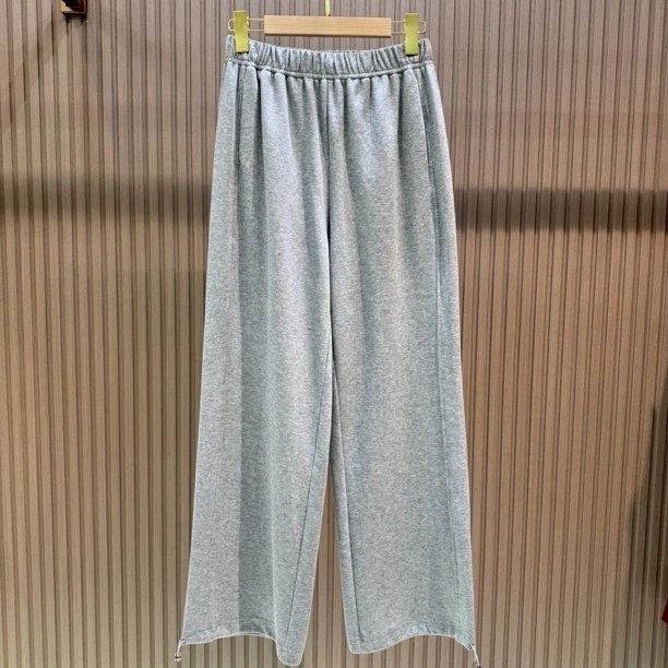 2263 灰色直筒裤