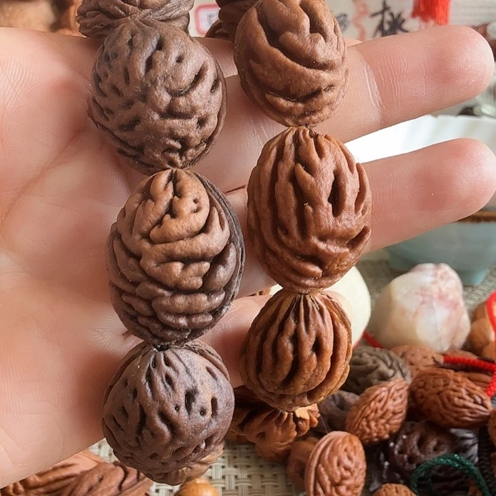 桃核手串野生毛桃核桃枭手串