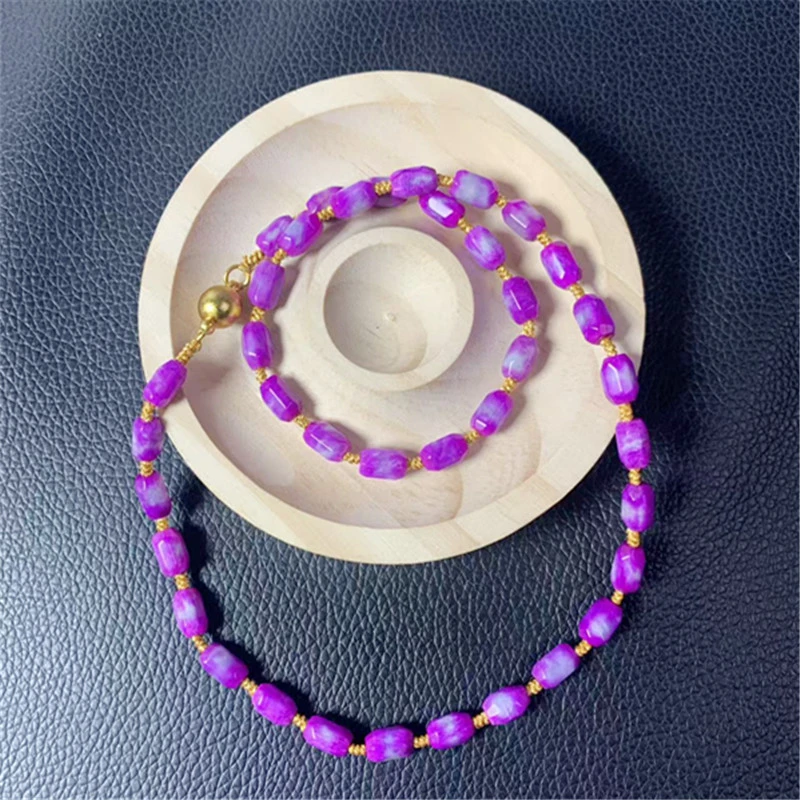 紫玉化猪油冻紫项链S336多样性发一