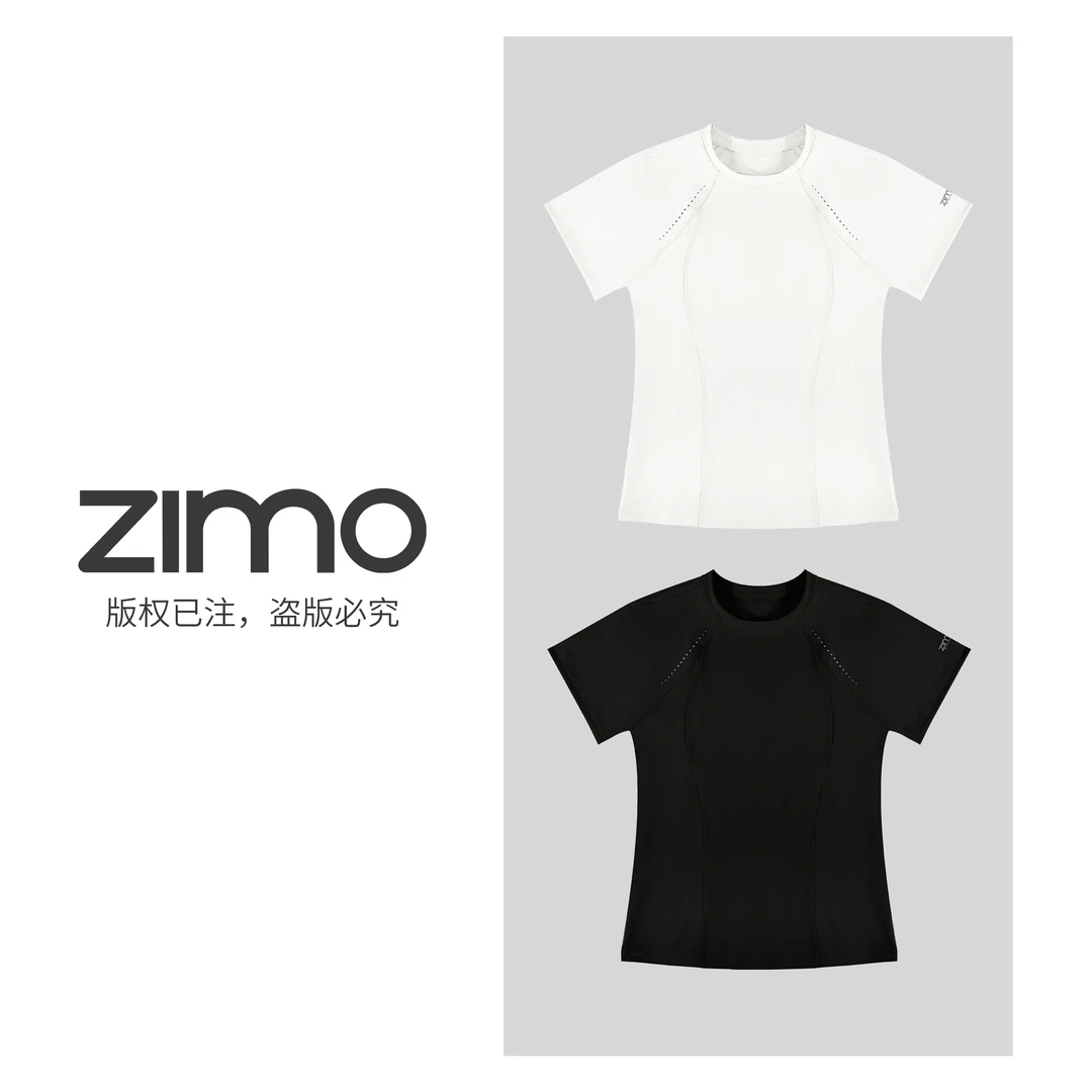 空气层女士零感冰爽短袖535-zimo-瑜伽健身瑜伽服健身服YFDX535