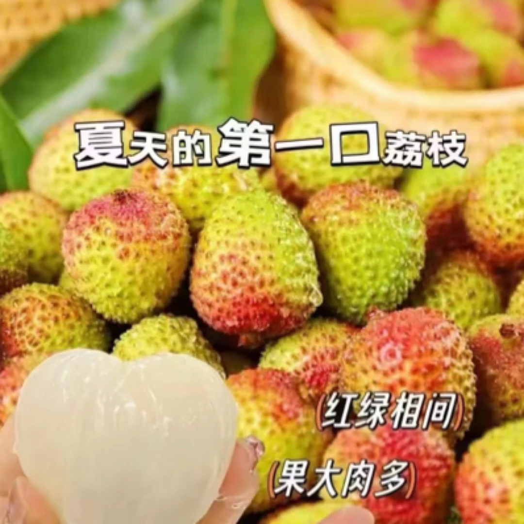 新鲜妃子笑荔枝一箱 斤云南省
