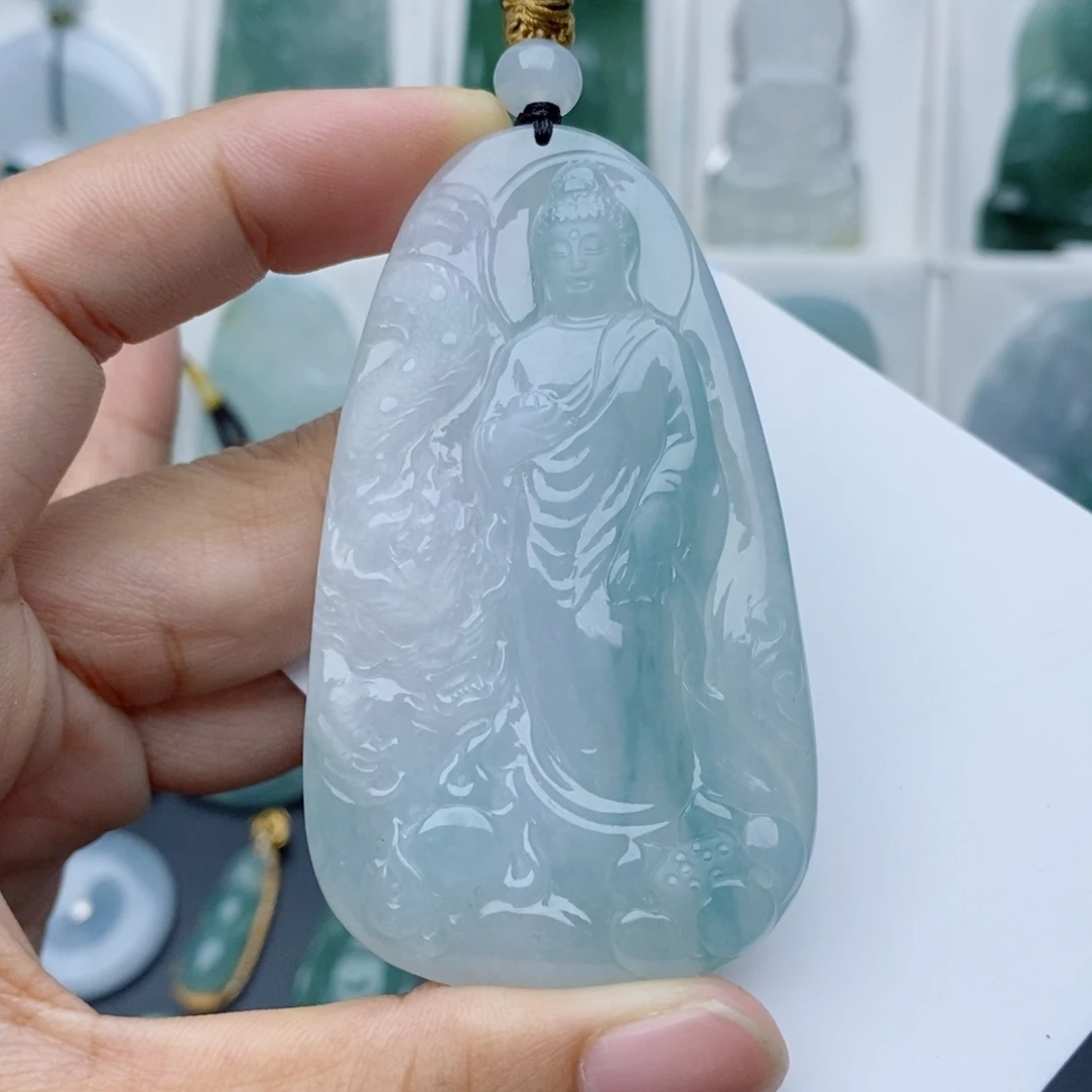 颈饰未镶嵌翡翠阿弥陀佛