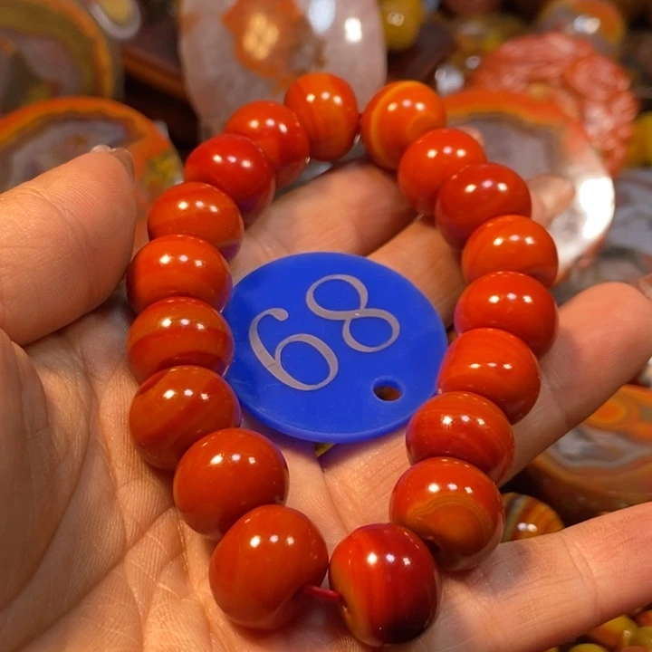 玛瑙/玉髓手链未镶嵌王*新