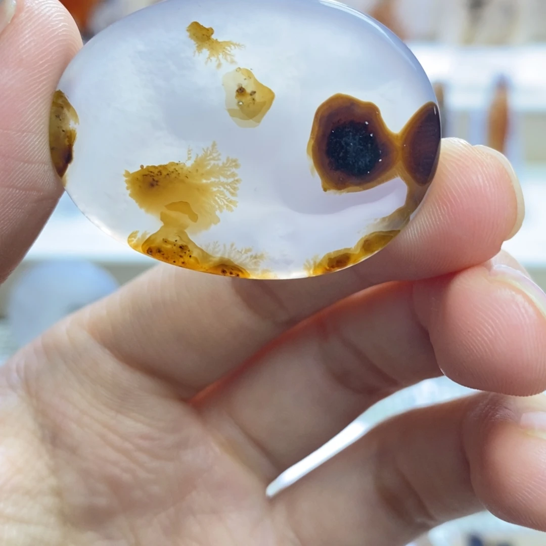 玛瑙/玉髓未镶嵌吊坠(不含链)