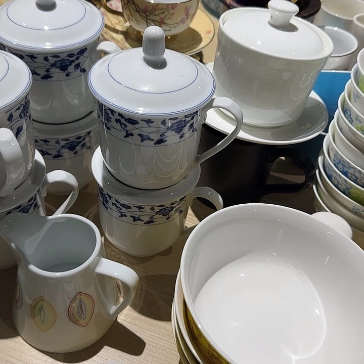 瓷青花杯380毫升1个