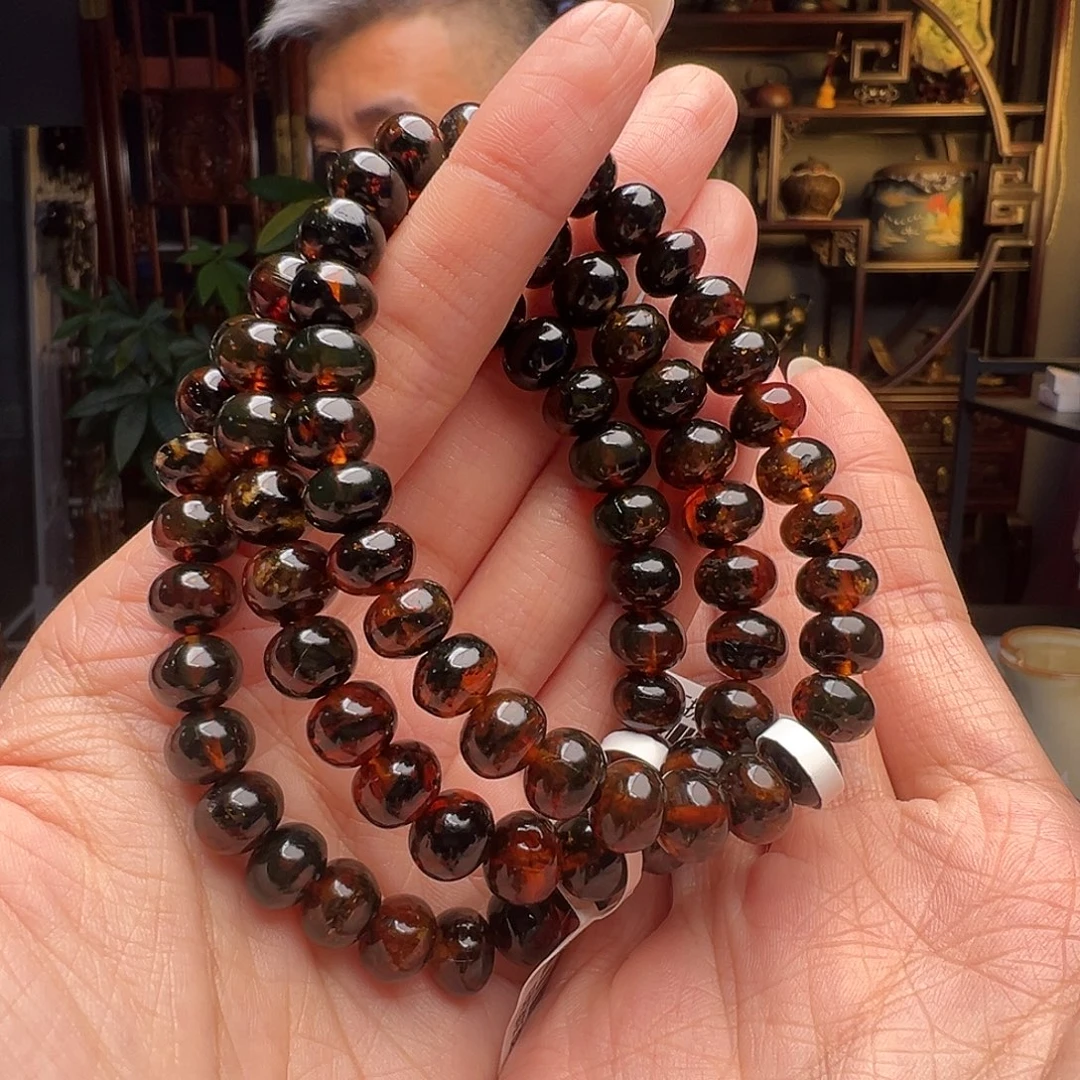 琥珀未镶嵌裸石抚顺琥珀10199九多样性发其一