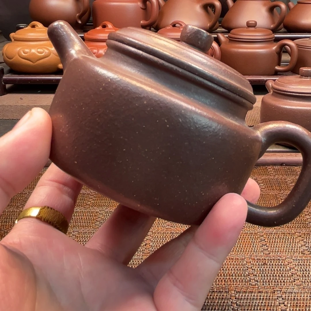 原***叶茶壶紫砂原矿紫砂