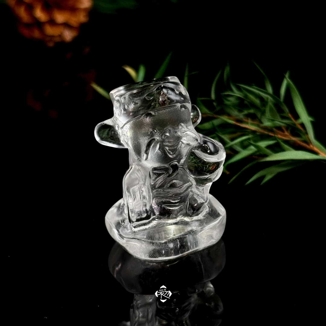 Cc-8888 精雕 水晶 財姥爷
