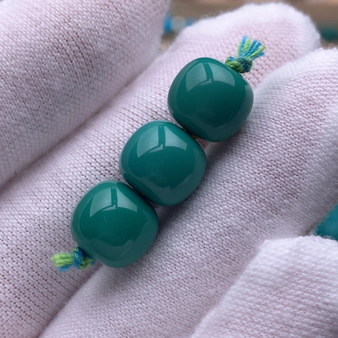 未镶嵌绿松石珠宝奇石9.5mm