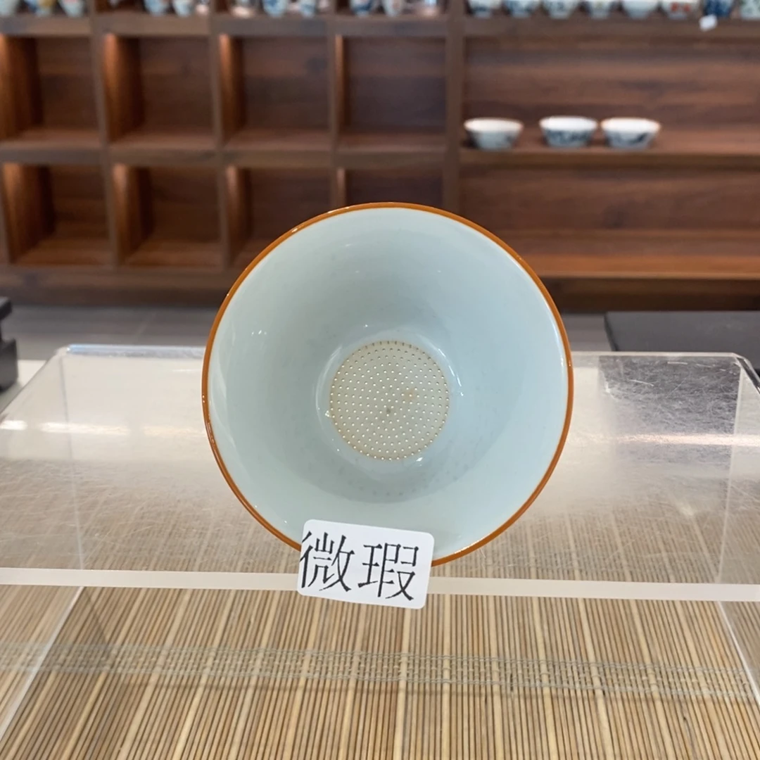 釉下彩老陶泥手工绘制
