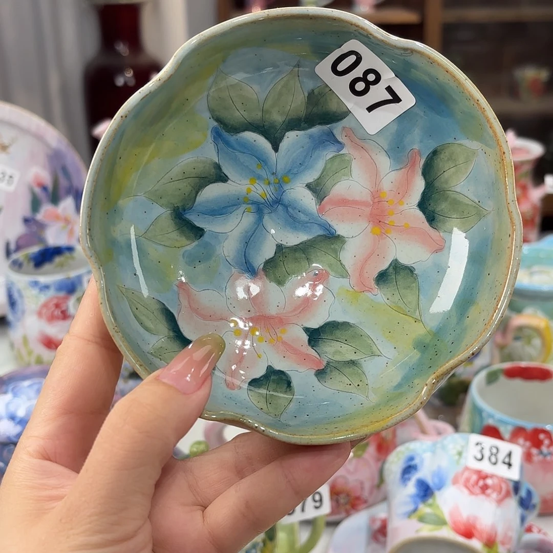 景德镇手绘高温釉下彩陶瓷茶具