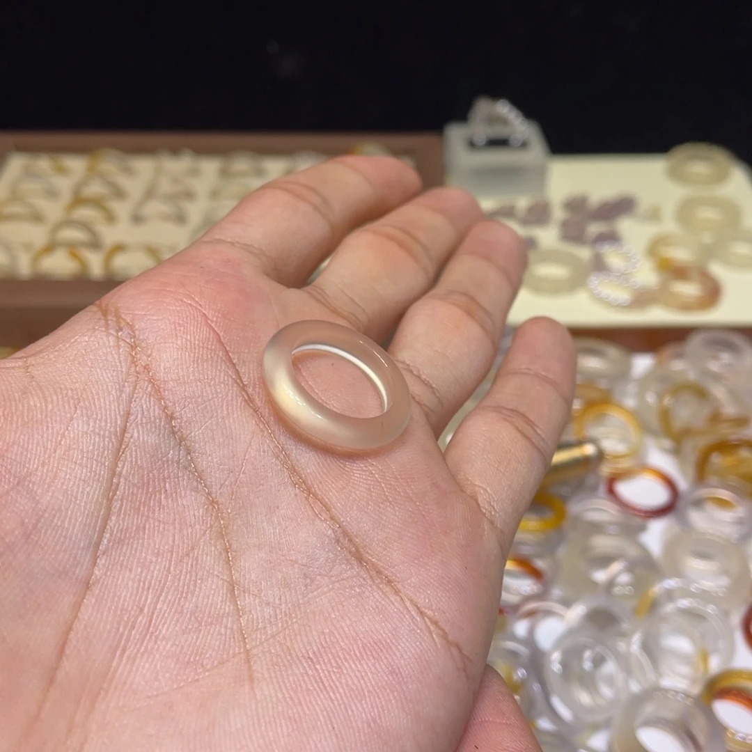 玛瑙/玉髓未镶嵌戒指518号港13