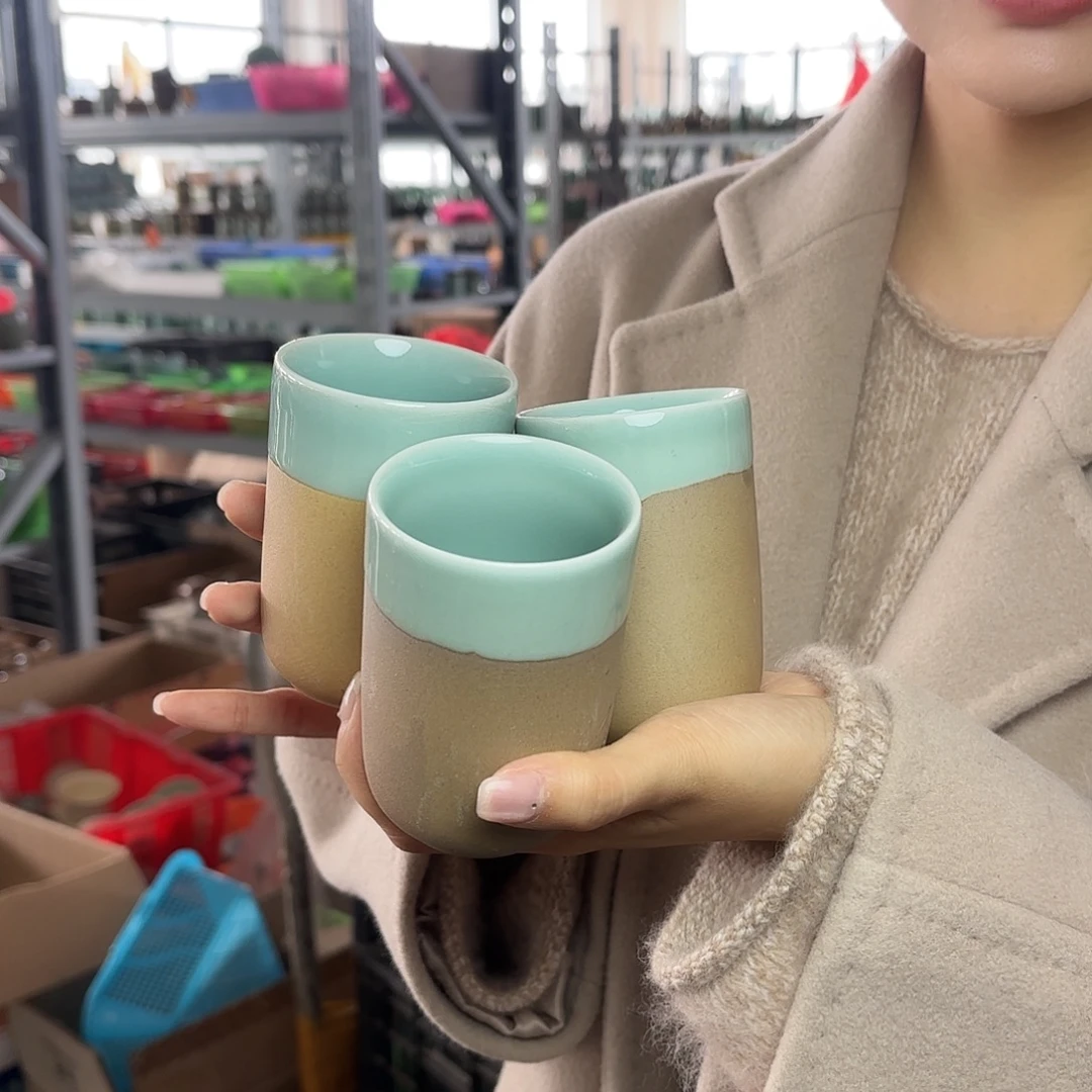 龙泉云间青瓷小米茶器