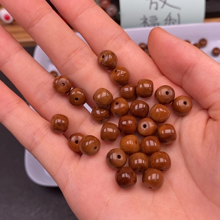 玛瑙/玉髓未镶嵌库克老型珠20个