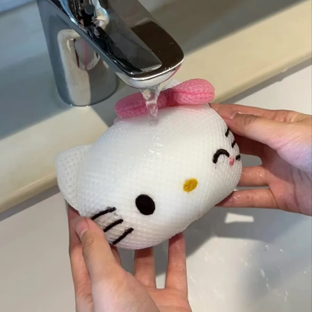 hellokitty沐浴球泡澡球三丽鸥儿童卡通起泡搓澡海棉家用洗浴用品