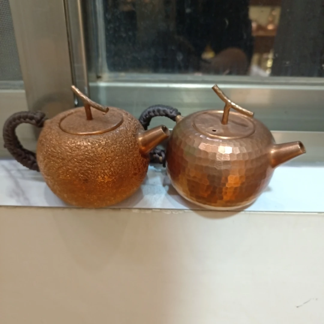 低价处理手工紫铜壶烧水壶煮茶壶养生壶泡茶壶功夫茶具铜器