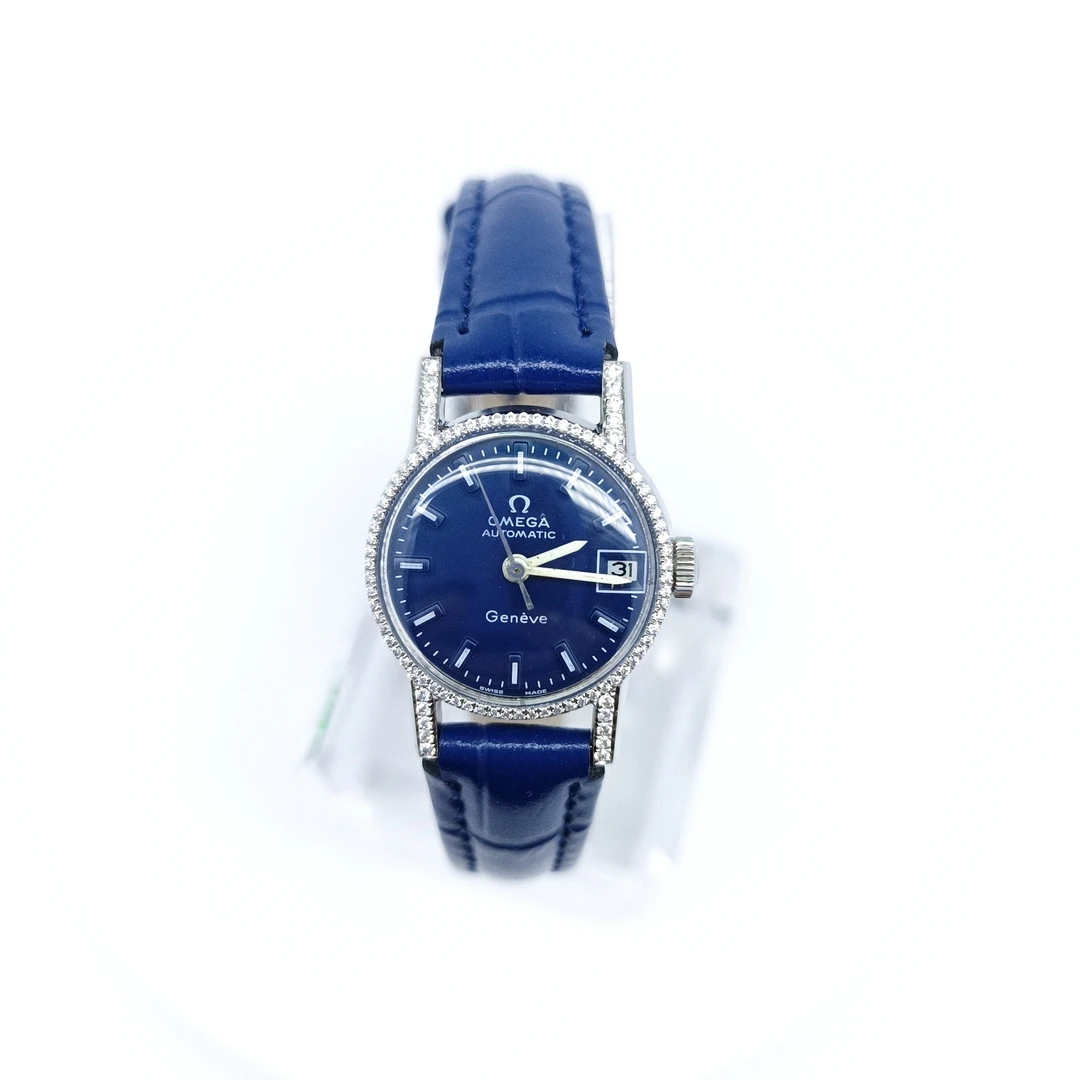 95新 Omega/欧米茄 自动机械后钻20mm/公价38999/wh8973