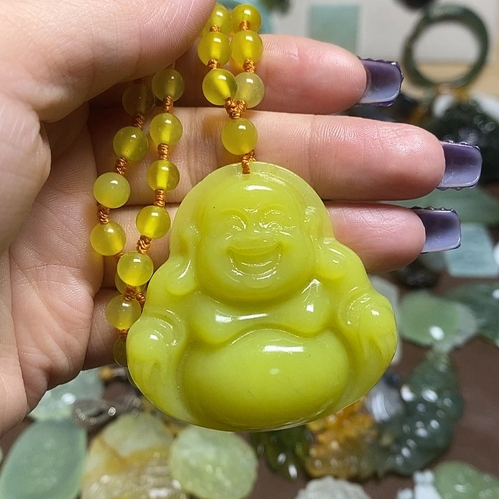 蛇纹石玉吊坠未镶嵌