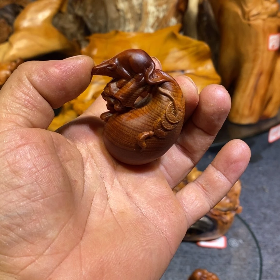 柏木（崖柏）木雕工艺品摆件家居崖柏手串崖柏