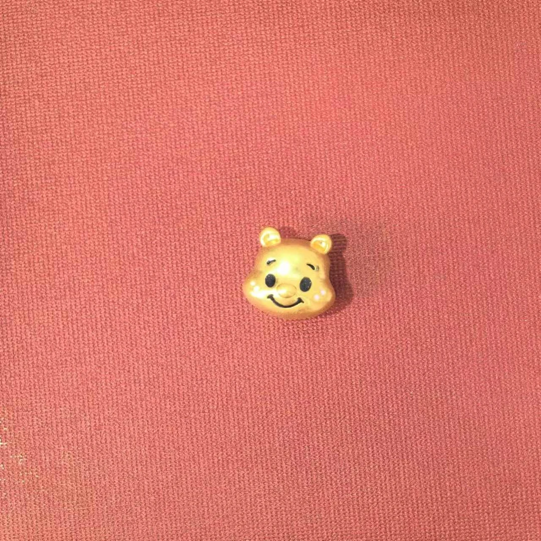 足金999小熊维尼(珐琅)(配件)-JFX1332