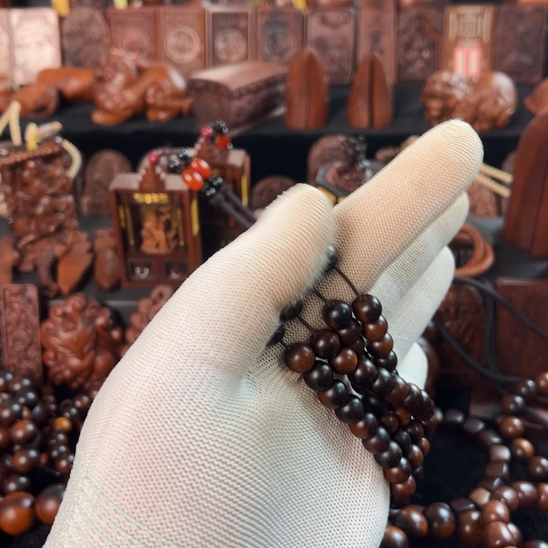 张***版枣木雷击枣木手串