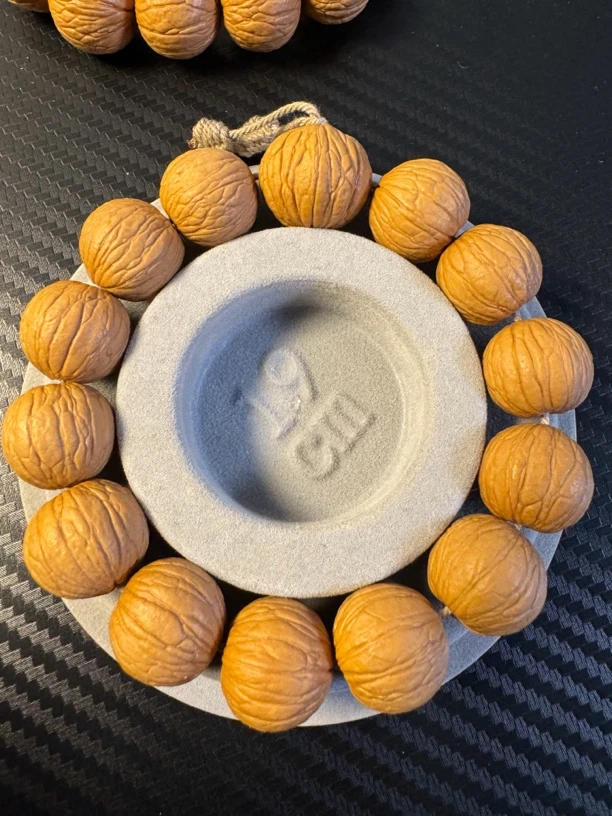 猴头核桃聚宝盆17三维同尺