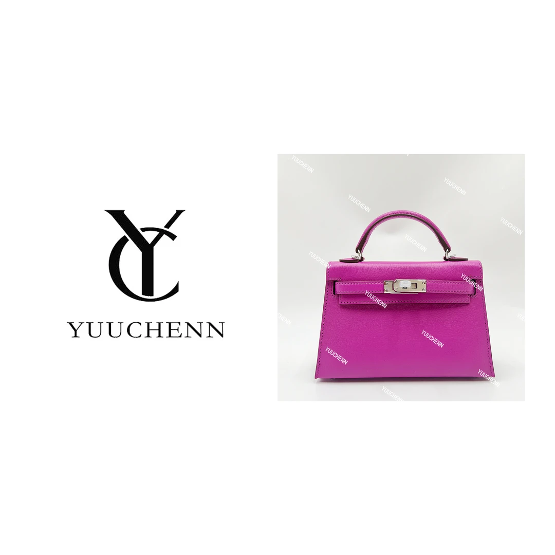 YUUCHENN【kelly】进口山羊皮19cm玉兰粉 HH3286
