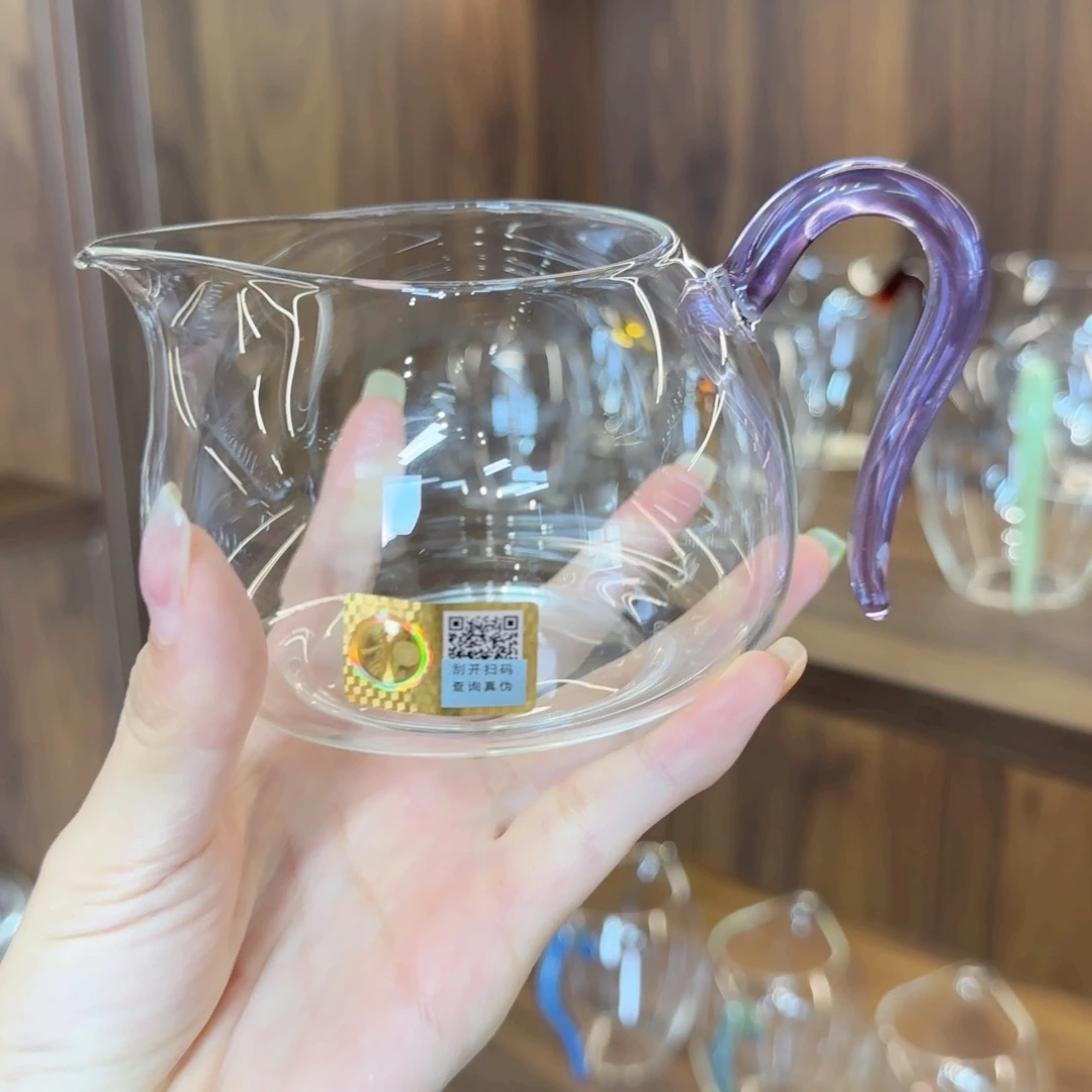 淡然浅紫色公道杯