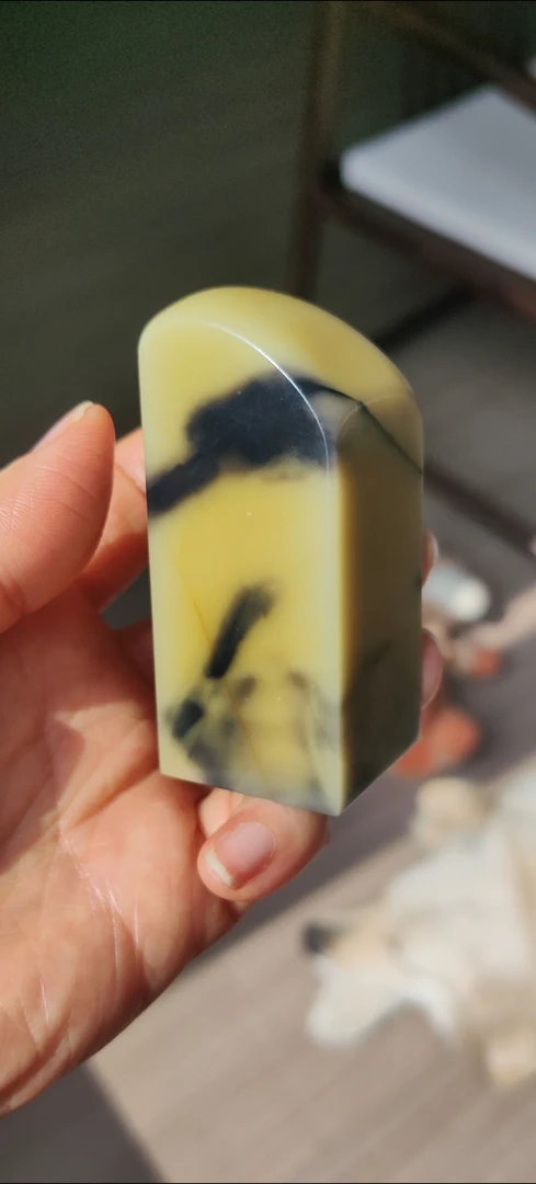 青田封门墨韵菜花，尺寸:3.0*7.0cm