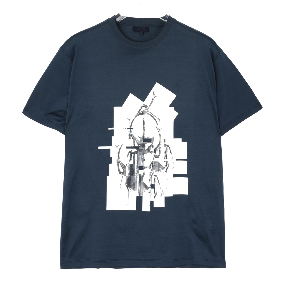 LANVIN浪凡 男士纯棉印花圆领短袖T恤 M20TS8A005