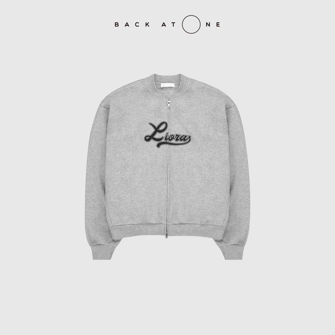 BACKATONE“休闲玩家”时尚棒球领温暖挺括卫衣外套 BFF-1BC700K-K