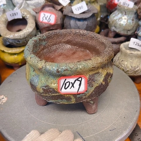 粗陶花盆手工花盆制作