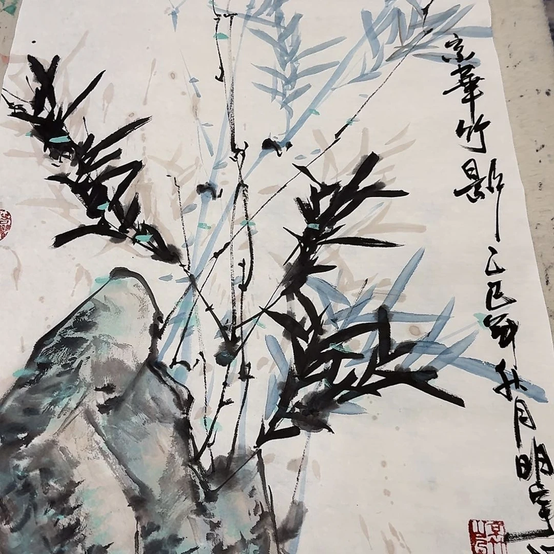 国画李老师作品画作
