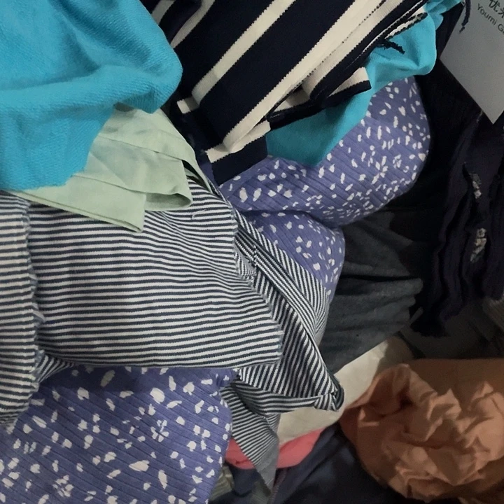 全棉针织大块面料、发3斤、随机色、032