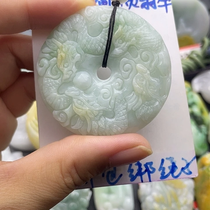 翡翠未镶嵌颈饰天然翡翠