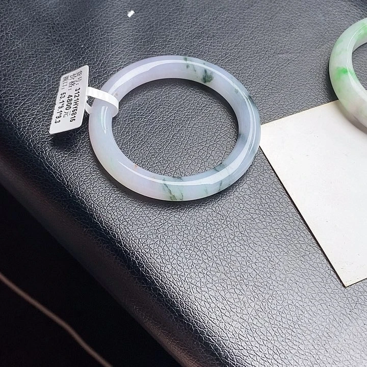 未镶嵌手镯翡翠53圆条