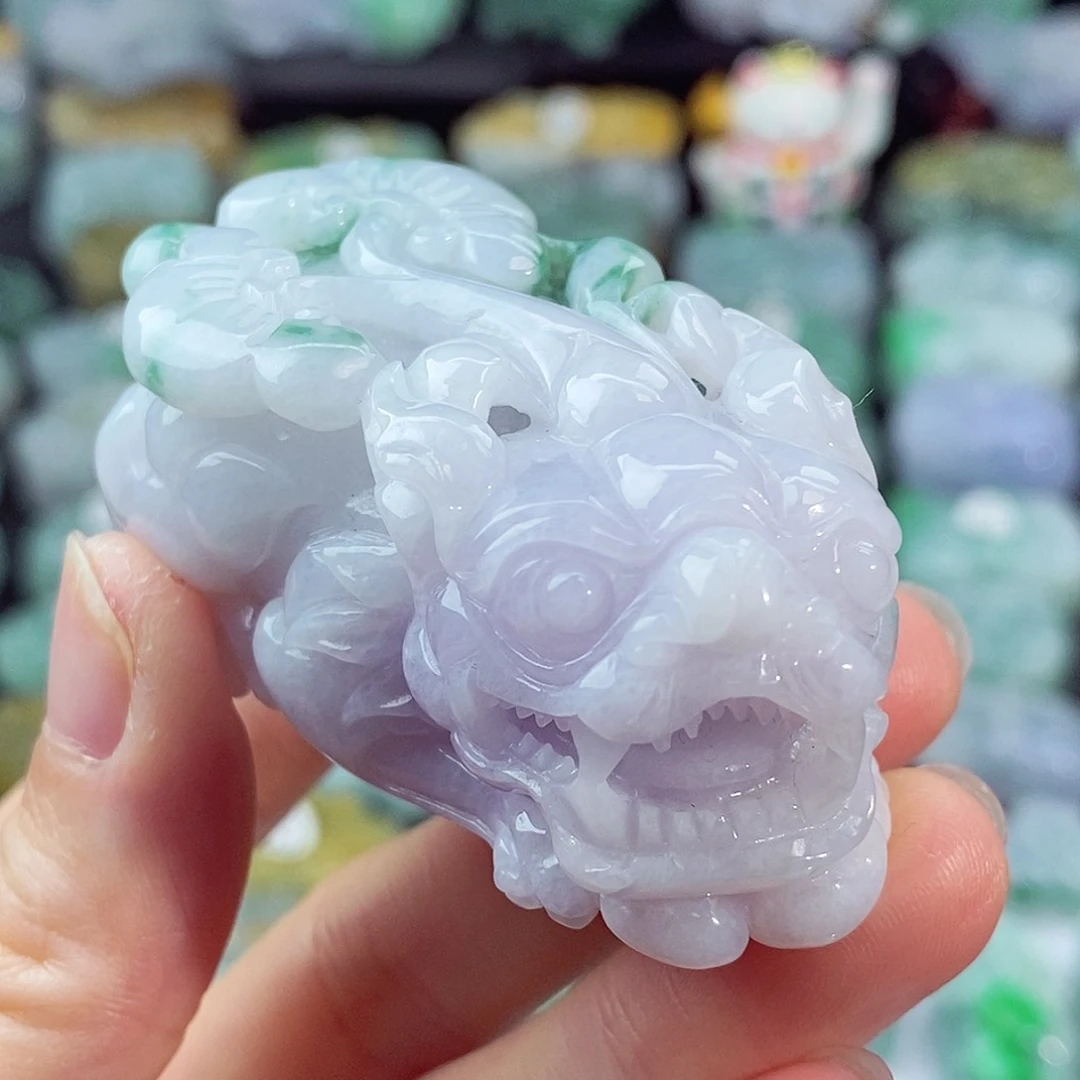 颈饰未镶嵌翡翠天然