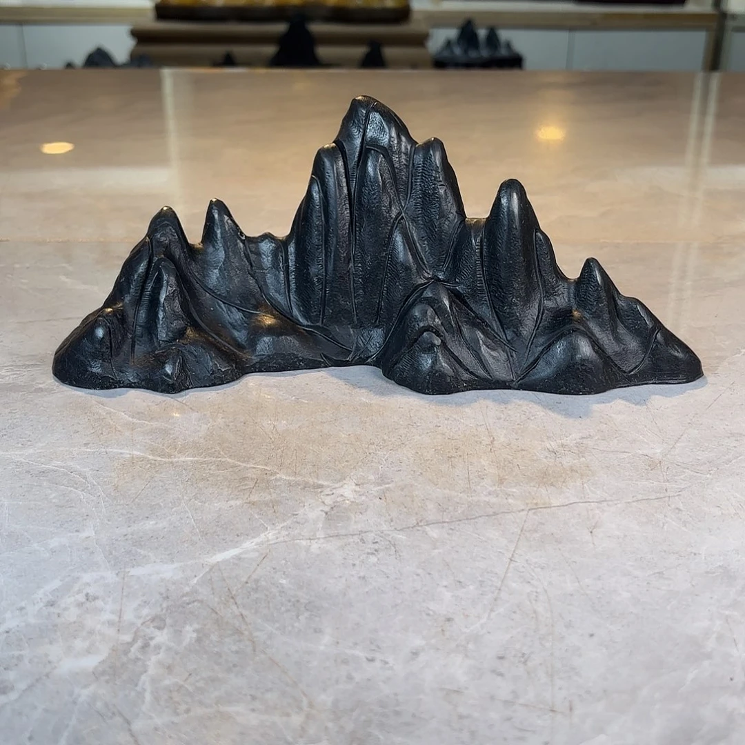 永***输陶灵璧石手工雕刻奇石摆件