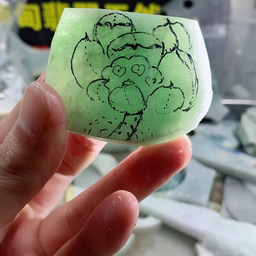 散珠翡翠天然缅甸翡翠a货35