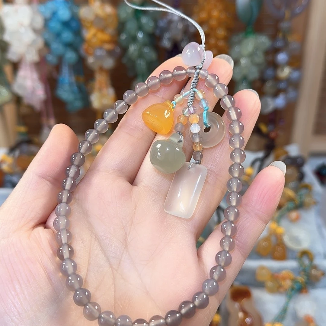 玛瑙/玉髓小吊坠未镶嵌