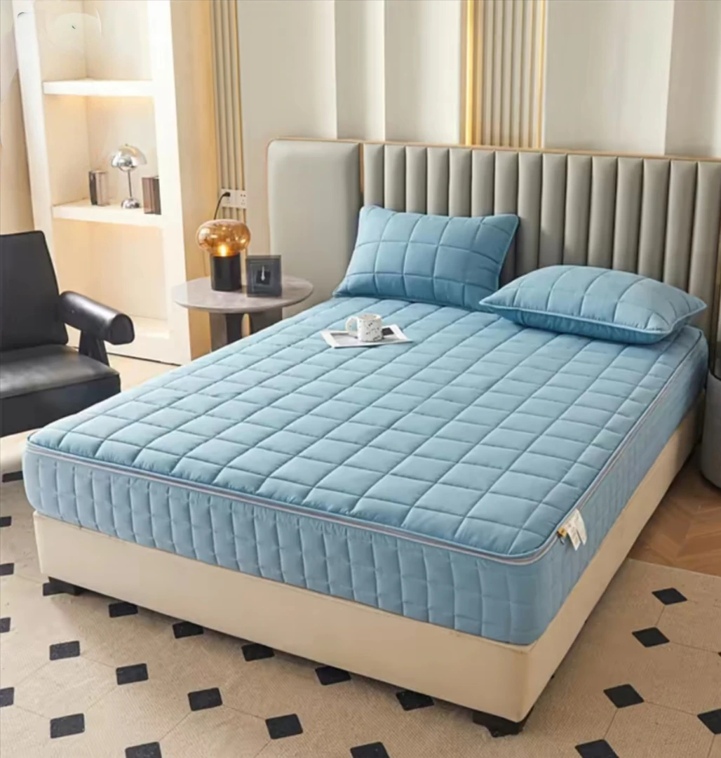 【防水款】六面全包带拉链床笠单件夹棉加厚床笠还