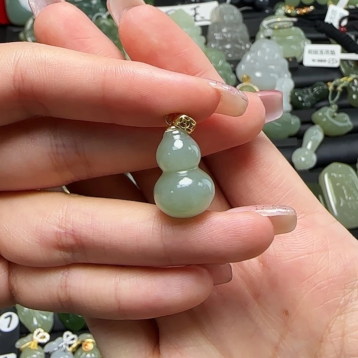 颈饰银S925镶嵌和田玉