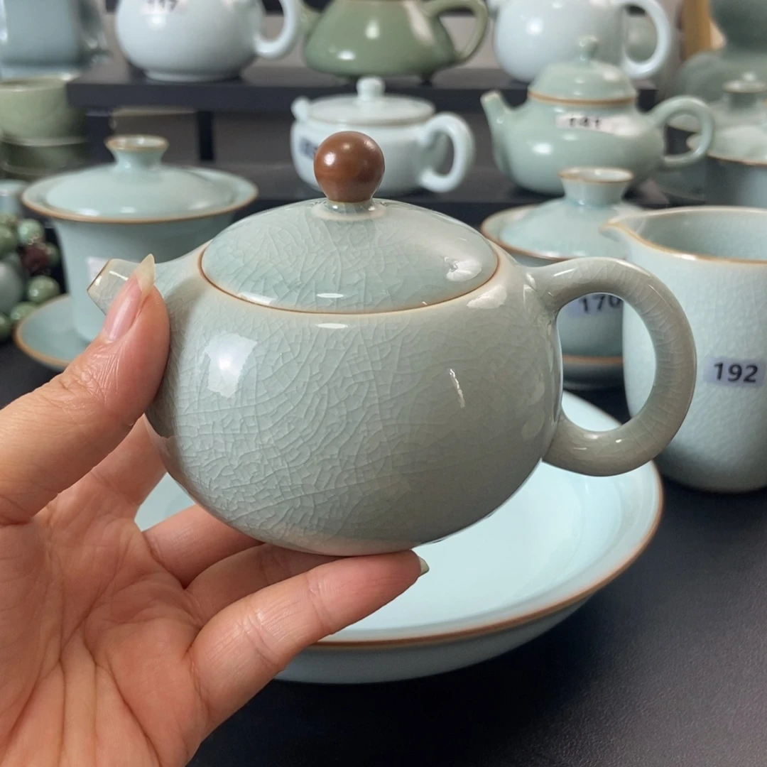 壶一级品冰花釉西施壶