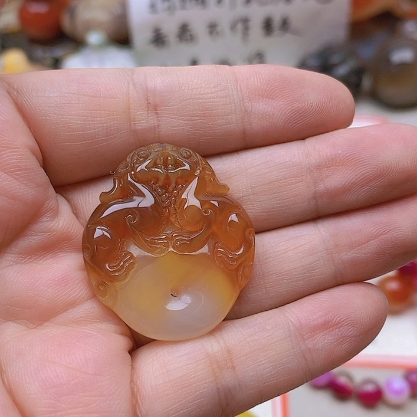 【闪购商品】未镶嵌玛瑙/玉髓珠宝半成品中***梦