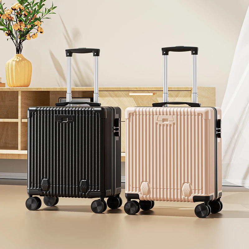 轻便登机拉杆箱多功能密码箱结实加厚旅行箱高颜值行李箱时尚皮箱