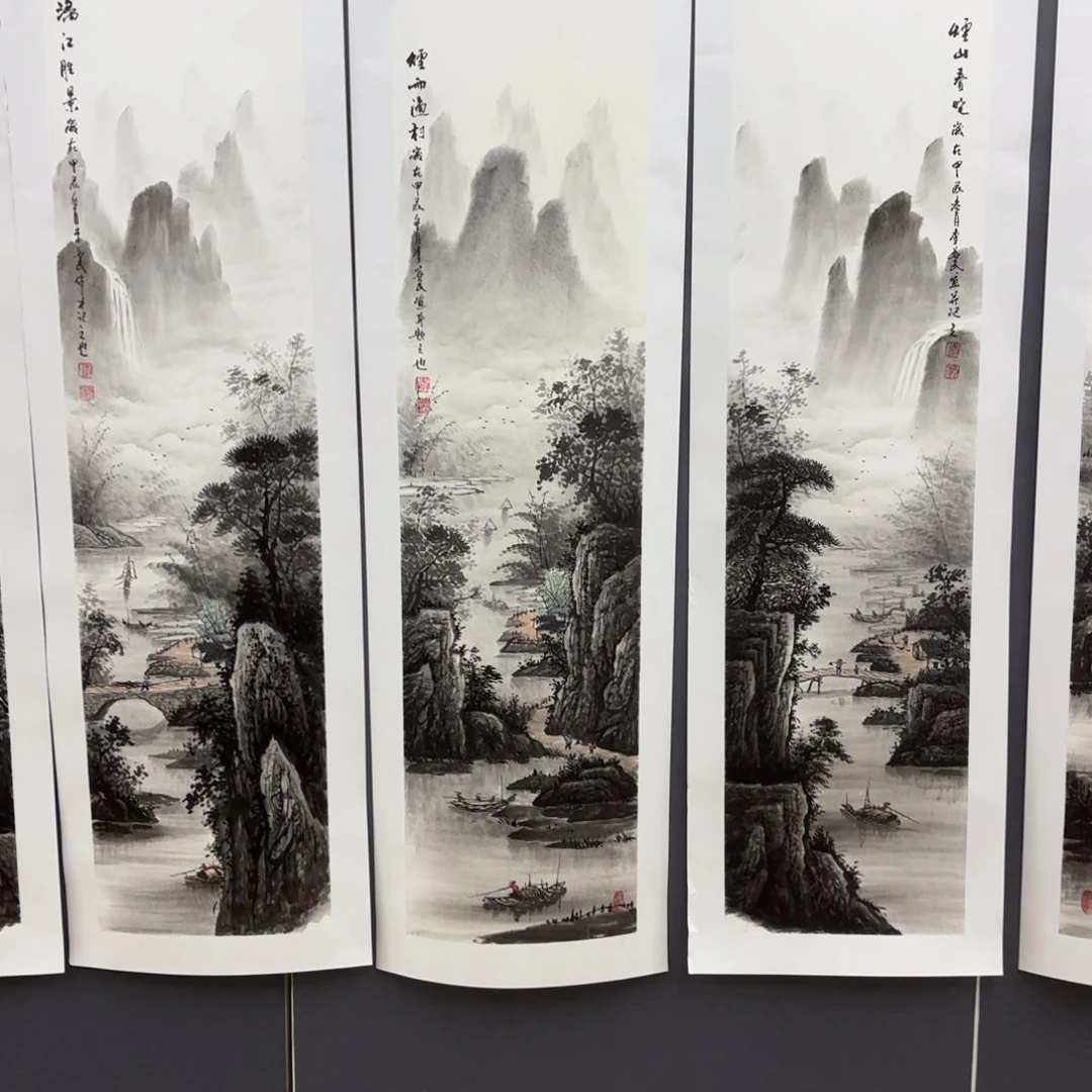 国画用****5李益民四尺对开李欣主播